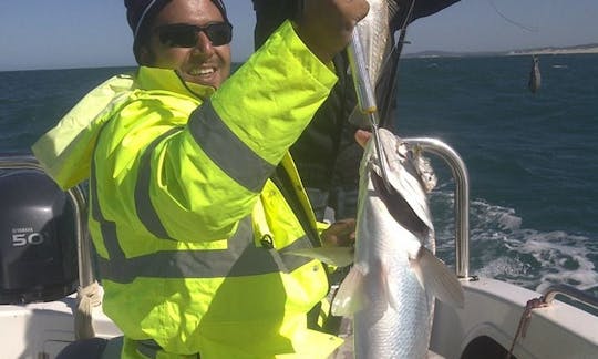 All aboard! Fishing in Durban, South Africa on Center Console