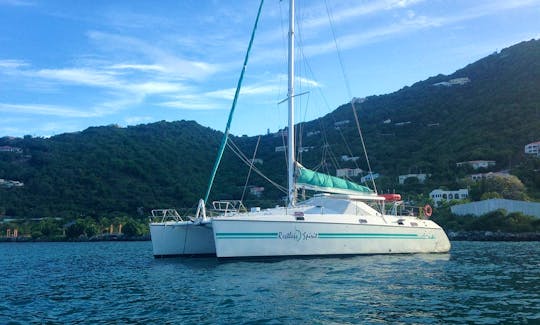 TORTOLA BVI - PRIVATE DAY SAILS ON 48' Privilege Catamaran Charter