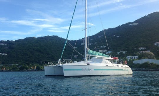 TORTOLA BVI - PRIVATE DAY SAILS ON 48' Privilege Catamaran Charter