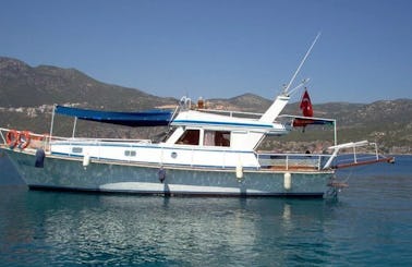 Charter a 12 Person Motor Yacht in Antalya, Turkey