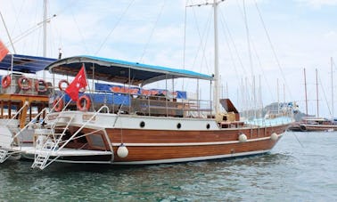 Soak up the sun with this traditional Gulet Charter in Muğla, Turkey