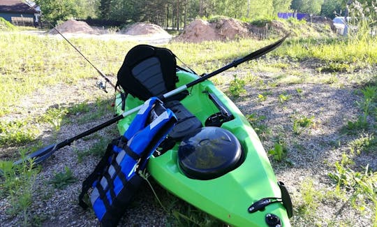 Sport Fisherman fishing charter in Upesciems