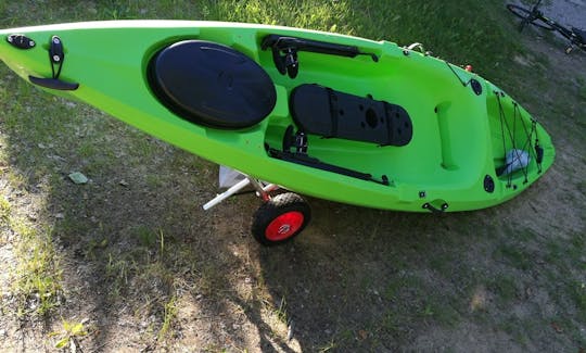 Sport Fisherman fishing charter in Upesciems