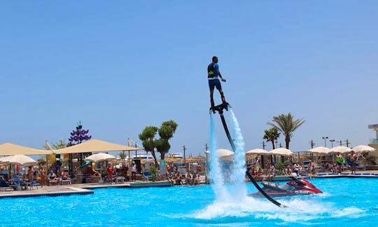 Fly Like Iron Man! Flyboarding in Red Sea Governorate, Egypt