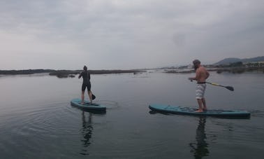 Passeio e aula de stand up paddleboard em Esposende, Portugal