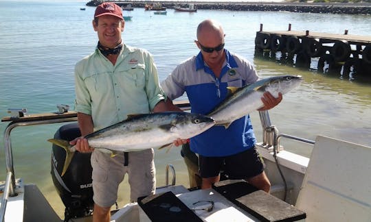 Enjoy Fishing in Struis Bay, Western Cape on a Power Catamaran