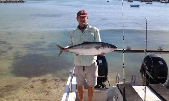 Enjoy Fishing in Struis Bay, Western Cape on a Power Catamaran