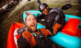 Inflatable Kayak Adventure in Skookumchuck, British Columbia