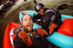 Inflatable Kayak Adventure in Skookumchuck, British Columbia