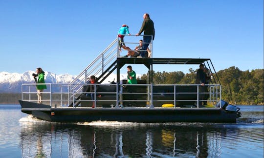 Eco Adventure Boat Tour on Lake Mahinapua, West Coast, New Zealand