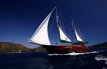 Charter 61' Dora Deniz Gulet in Muğla, Turkey