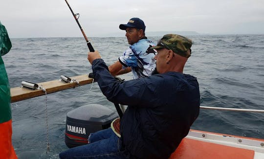 Enjoy Fishing in Mossel Bay, Western Cape on a Jagermeister Power Catamaran