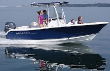 Enjoy the 21ft SeaHunt Ultra Center Console rental in Stuart
