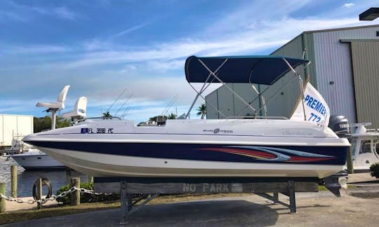 Rent this 20' Hurricane Sundeck Boat in Stuart, Florida