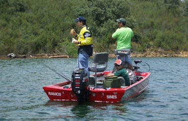 Enjoy Fishing on a 3 Person Bass Boat Charter in Beja, Portugal