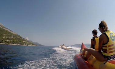 Enjoy Banana Boat Rides in Majkovi, Croatia