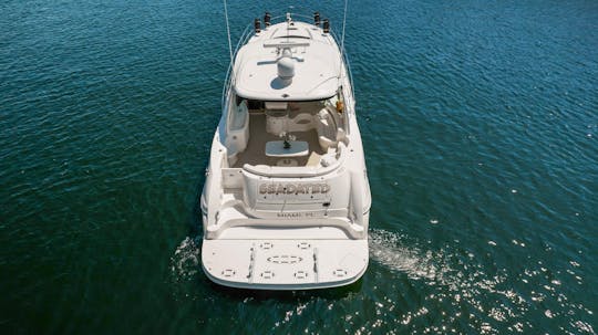 52' Sea Ray Yacht Charter for 12 people in Cancún