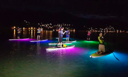 NightSUP Guided Night Paddle boarding in Akaroa, New Zealand