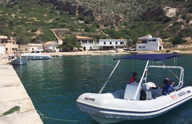 2008 Apex A20 Semi-rigid Inflatable Boat for Rent in Cala Sant Vicenç, Spain