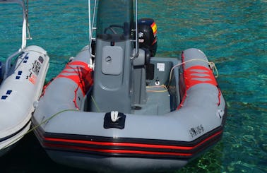 Zodiac Pro Inflatable Boat for 12 Person in Cala Sant Vicenç, Spain