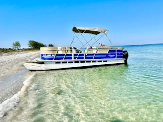 Pontón Bentley en la isla Anna Maria, Florida