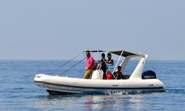 RIB rental in Weligama, Sri Lanka