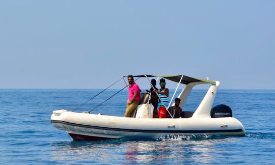 Halfday ocean safari in your own private boat. After the deep sea safari enjoy snorkeling in the beautiful weligama bay