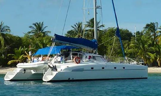 Sailing Charter 46' Bahia Cruising Catamaran In Fakarava, French Polynesia