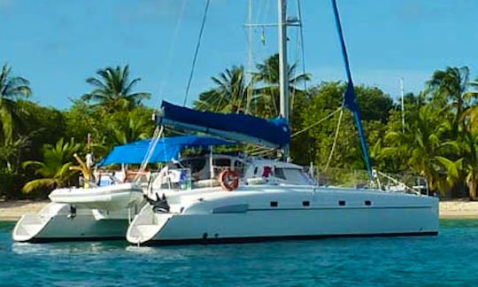 Sailing Charter 46' Bahia Cruising Catamaran In Fakarava, French Polynesia