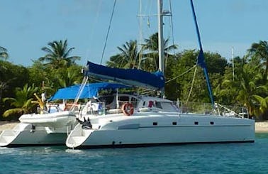 Sailing Charter 46' Bahia Cruising Catamaran In Fakarava, French Polynesia