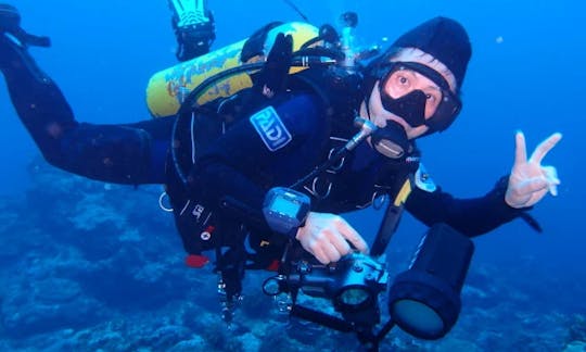 Enjoy Diving Courses in Beitun District, Taichung, Taiwan