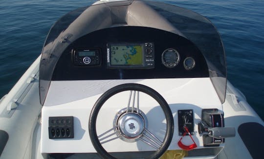 Rent 20' RM 599 Rigid Inflatable Boat in Vrsar, Croatia