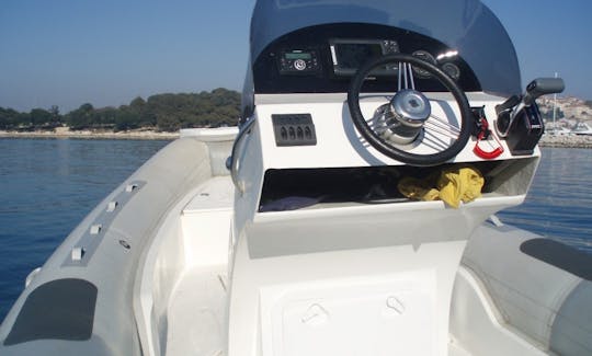 Rent 20' RM 599 Rigid Inflatable Boat in Vrsar, Croatia