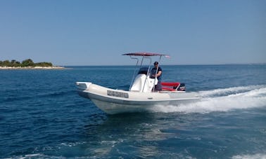 Rent 20' RM 599 Rigid Inflatable Boat in Vrsar, Croatia
