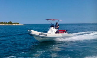 Rent 20' RM 599 Rigid Inflatable Boat in Vrsar, Croatia