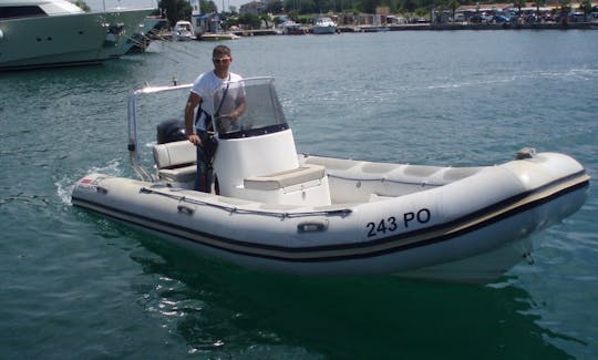 Rent 19' Valiant 570 Rigid Inflatable Boat in Vrsar, Croatia