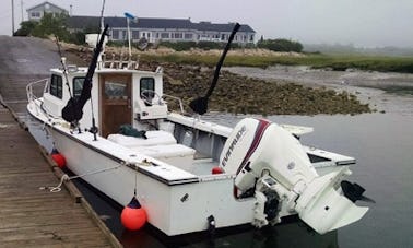 Wells Harbor Fishing Charter on 25ft C-Hawk Pilot House