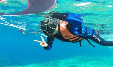 Desfrute de mergulho com snorkel no município de Lanyu, Taiwan