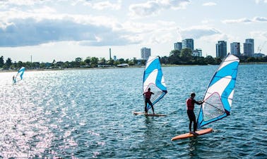 Cours de planche à voile à Copenhague, Danemark