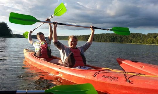 Alquila un kayak doble en Brodnica, Polonia