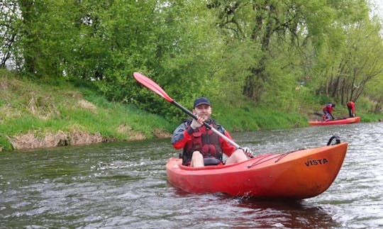 Rent a Single Kayak in Brodnica, Poland