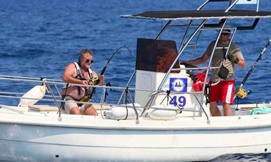 Enjoy Fishing in Split, Croatia on 27' Zvinzda Gull 745 Center Console