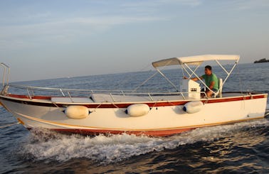 Rent 24' Lancia Center Console in Ponza, Italy
