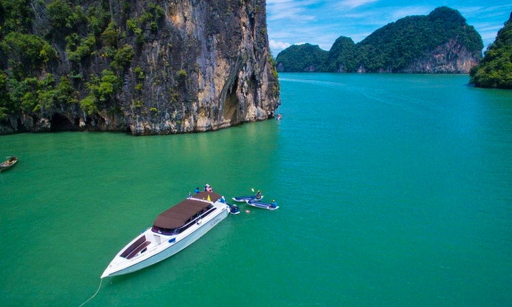 Phang Nga Bay: Kayak and Snorkeling Day Trip by Speedboat | GetMyBoat