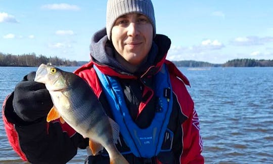 Exciting Fishing Trip with p to 10 of your angling friends in Lohja, Finland