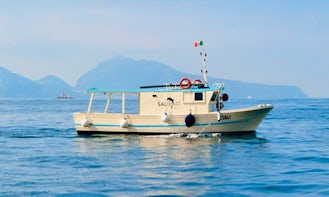 Enjoy Fishing in Sorrento, Italy on 39' Trawler