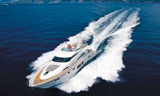 Charter 74' Fairline Squadrom Power Mega Yacht in Sorrento,Italy