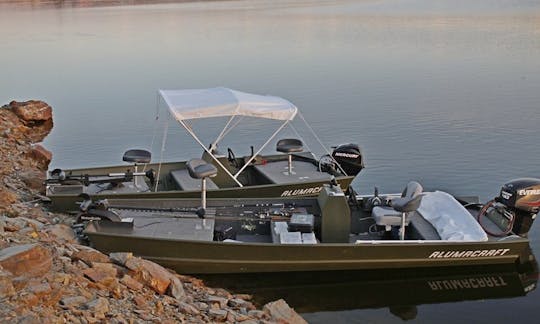 Guided Fishing Trip on 14' Alumacraft in Alcántara, Spain