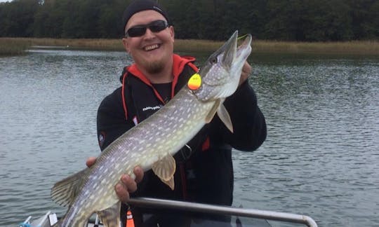 Captained Fishing Charters in Turku, Finland on Bass Boat