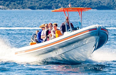 Rent a 10 person RIB boat in Split, Croatia
